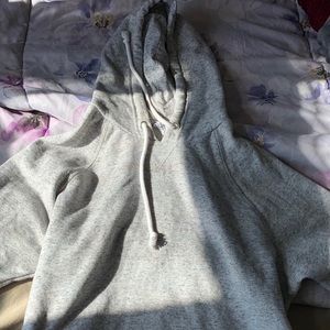 gray hoodie